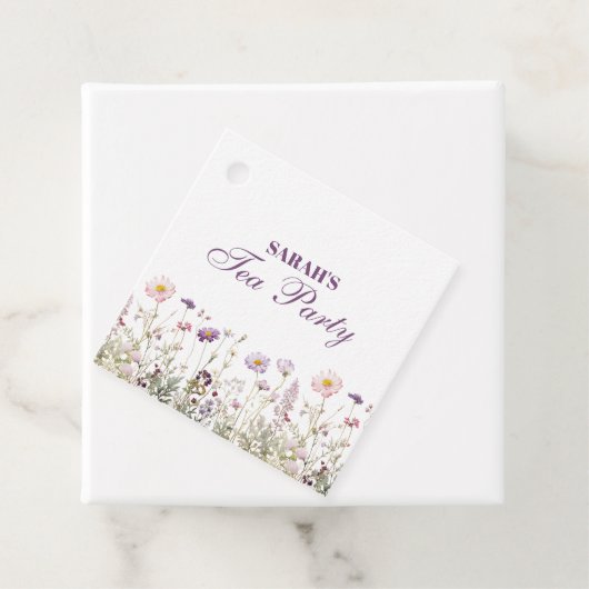 Verjaardagsfeest Regency Garden Bedankjes Labels (In situ)
