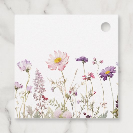 Verjaardagsfeest Regency Garden Bedankjes Labels (Achterkant)