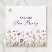 Verjaardagsfeest Regency Garden Bedankjes Labels (Voorkant)