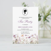 Verjaardagsfeest Regency Garden Kaart (Staand voorkant)