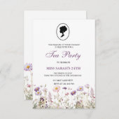 Verjaardagsfeest Regency Garden Kaart (Voorkant / Achterkant)