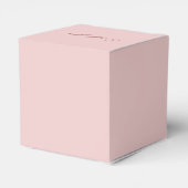 Verjaardagsfeest Roze Bedankt Naam Bedankdoosjes (Achterkant)