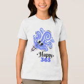 Verjaardagsfeest Schattige 365 jaar Tri-Blend Shirt (Voorkant)