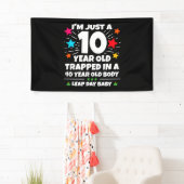 Verjaardagsfeest schrikkeljaar 40ste verjaardag sc spandoek (Insitu)