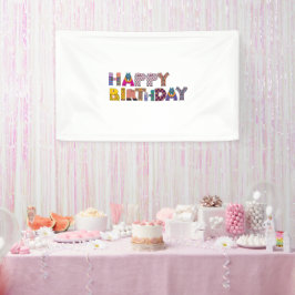 Verjaardagsfeest Spandoek
