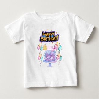 Verjaardagsfeest Sparkle Baby Girl t shirt