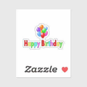 Verjaardagsfeest  sticker
