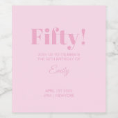 verjaardagsfeest Stickers (Enkel label)