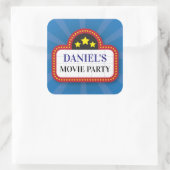 Verjaardagsfeest Stickers Film Ticket Night (Tas)