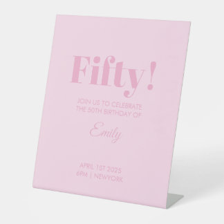  verjaardagsfeest Stickers Reclamebord Met Voetstuk