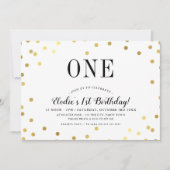 VERJAARDAGSFEEST stijlvol goud confetti roze meisj Kaart (Voorkant)