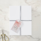 Verjaardagsfeest Sweet 16 Roze Strik Cadeaulabel (Met Touw)