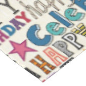 verjaardagsfeest tafelkleed (Gekanteld)