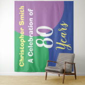 Verjaardagsfeest Tapijt 80 jaar Wandkleed (In situ)