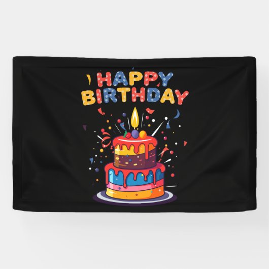 Verjaardagsfeest Thema Benodigdheden 2.5x4 Vinyl Spandoek (Horizontaal)