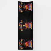 Verjaardagsfeest Thema Benodigdheden 2.5x8 Vinyl Spandoek (Verticaal)