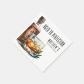 Verjaardagsfeest tot in de perfectie servet (Hoek)