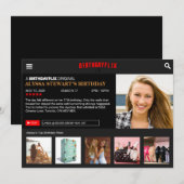 Verjaardagsfeest Uitnodiging (Voorkant / Achterkant)