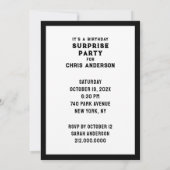 Verjaardagsfeest Uitnodiging (Achterkant)