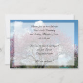 verjaardagsfeest uitnodiging (Achterkant)