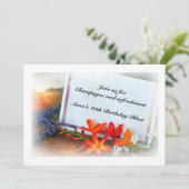 Verjaardagsfeest Uitnodiging (Staand voorkant)