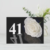 Verjaardagsfeest uitnodiging 41 jaar oud (Staand voorkant)