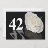 Verjaardagsfeest uitnodiging 42 jaar oud (Voorkant)