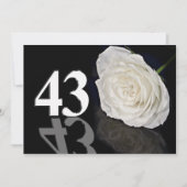 Verjaardagsfeest uitnodiging 43 jaar oud (Voorkant)