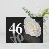 Verjaardagsfeest uitnodiging 46 jaar oud (Staand voorkant)