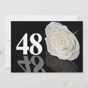 Verjaardagsfeest uitnodiging 48 jaar oud