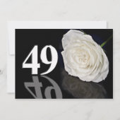 Verjaardagsfeest uitnodiging 49 jaar oud (Voorkant)