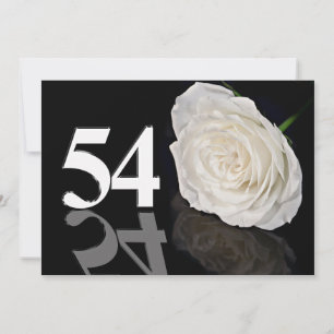 Verjaardagsfeest uitnodiging 54 jaar oud