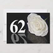Verjaardagsfeest uitnodiging 62 jaar oud (Voorkant)