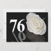Verjaardagsfeest uitnodiging 76 jaar oud (Voorkant)