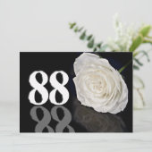 Verjaardagsfeest uitnodiging 88 jaar oud (Staand voorkant)
