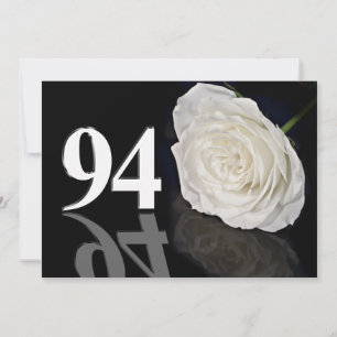 Verjaardagsfeest uitnodiging 94 jaar oud