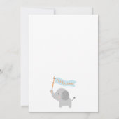 Verjaardagsfeest uitnodiging met malse jungle dier (Achterkant)