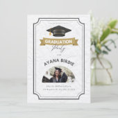 Verjaardagsfeest Uitnodiging Opslaan Datum (Staand voorkant)