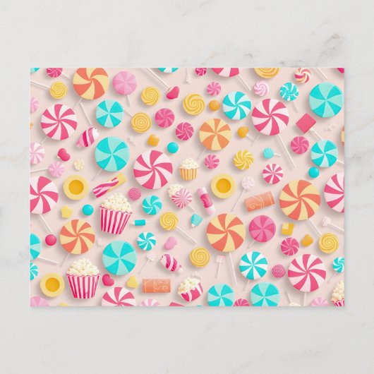 Verjaardagsfeest Uitnodiging Suikerfeest Kermis (Achterkant)