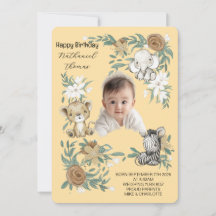 Verjaardagsfeest Uitnodiging voor onze Kleine Zonn