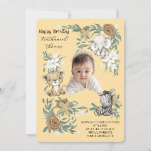 Verjaardagsfeest Uitnodiging voor onze Kleine Zonn
