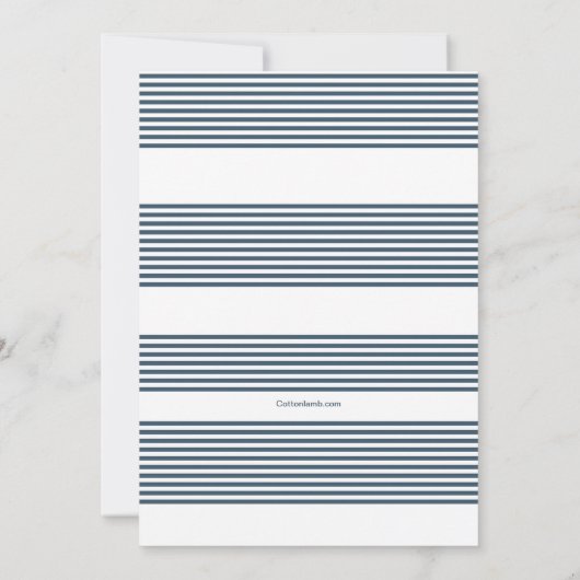 Verjaardagsfeest uitnodiging Zeilen uit Liefde (Achterkant)