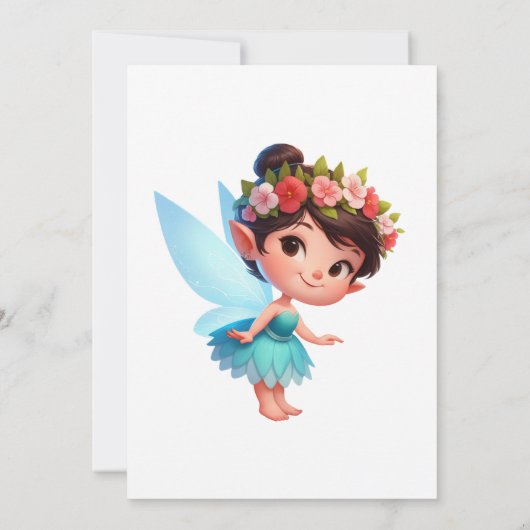 Verjaardagsfeest Uitnodigingen Betoverde Sprookjes (Achterkant)