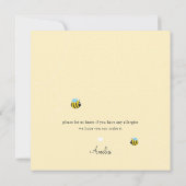 VERJAARDAGSFEEST UITNODIGINGEN:: tuin thema 1 Kaart (Achterkant)