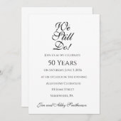 Verjaardagsfeest uitnodigingen voor We Still Do! (Voorkant / Achterkant)