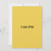 Verjaardagsfeest uitnodigingskaart | persoonlijk kaart (Achterkant)