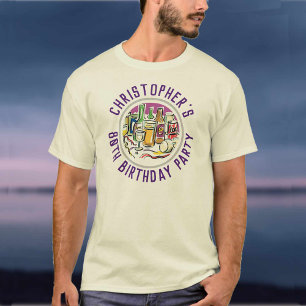 Verjaardagsfeest van 80 jaar T-shirt