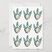 Verjaardagsfeest van de dinosaurus Adventure Boy Kaart (Achterkant)