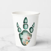 Verjaardagsfeest van de dinosaurus Adventure Boy Papieren Bekers (Achterkant)