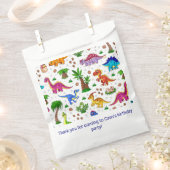 Verjaardagsfeest van de dinosaurus Baby shower Bedankzakje (Geknipt)